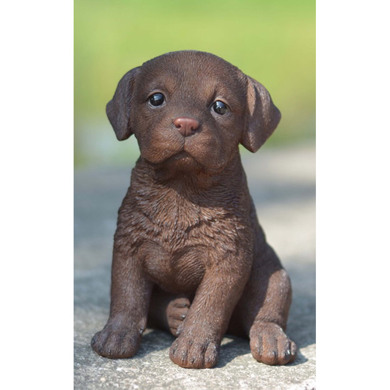 labrador puppy statue
